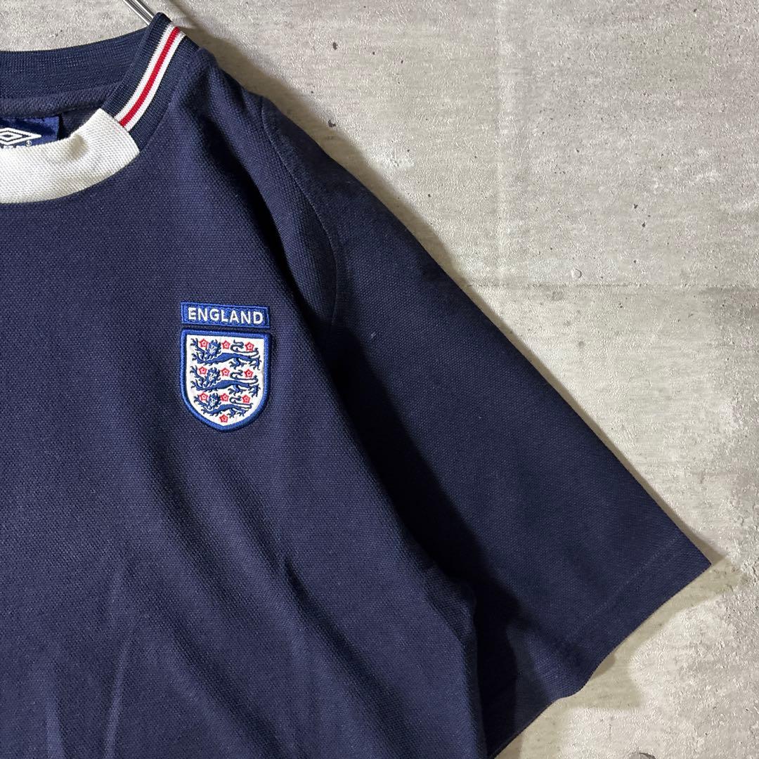 90s UMBRO england ゲームシャツ　サッカーシャツ　L