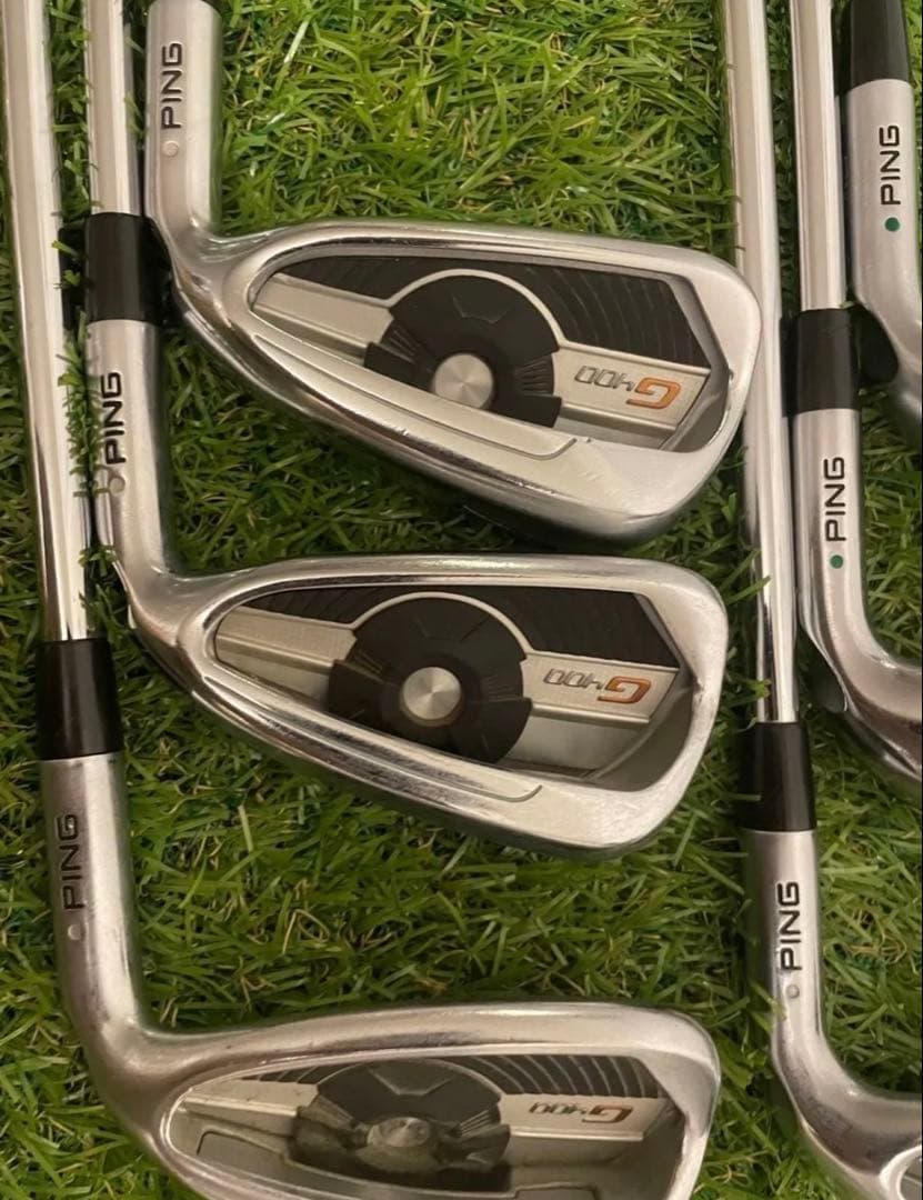 PING G400アイアン 6本 AWT 2.0 LITE ライ角　緑　SR