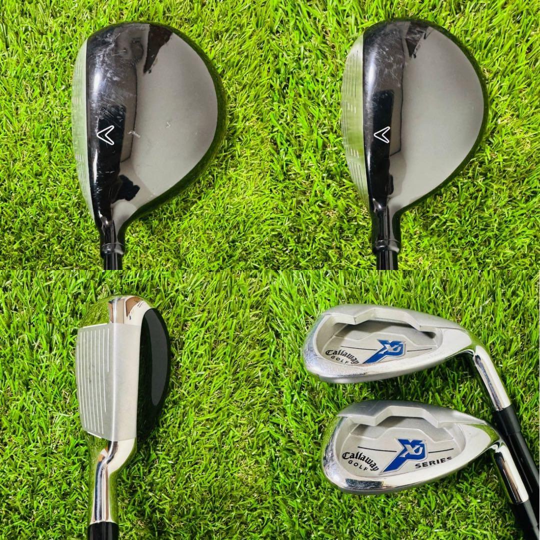 【6〜9歳子供用】Callaway xj ジュニア ゴルフクラブセット