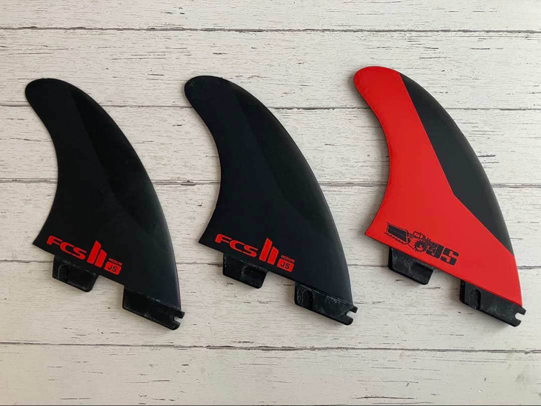 サーフィン・ボディボード FCS2 JS TRI-FIN M