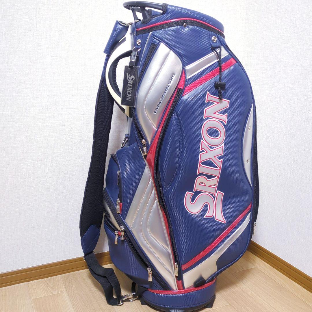 SRIXON スリクソン キャディバッグ レッド×ネイビー 4分割