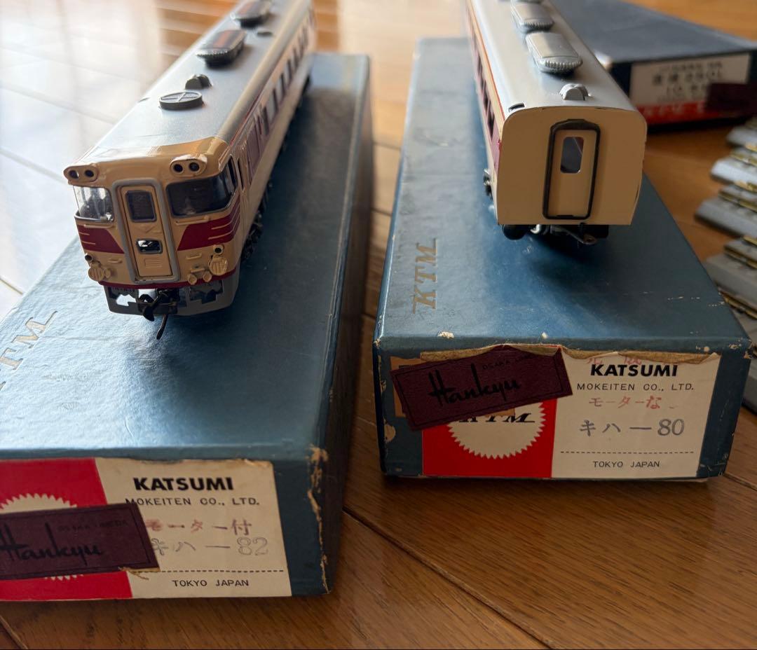 美品 カツミ HO キハ80、82&レール