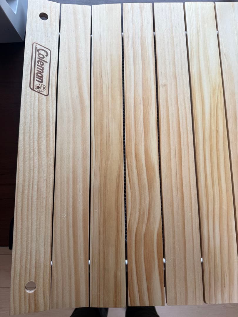 Coleman アウトドア ワゴン ウッド ロールテーブル 木製 コールマン