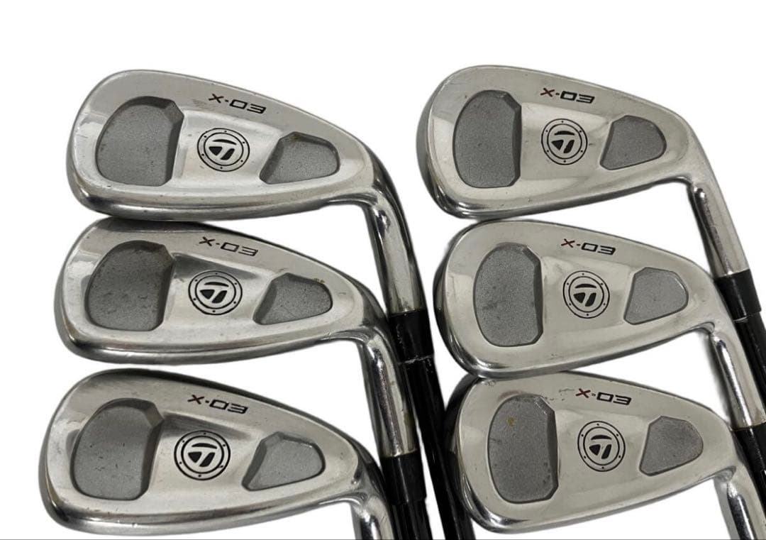 稀少TaylorMade テーラーメイド X-03 アイアン 6本 セットR