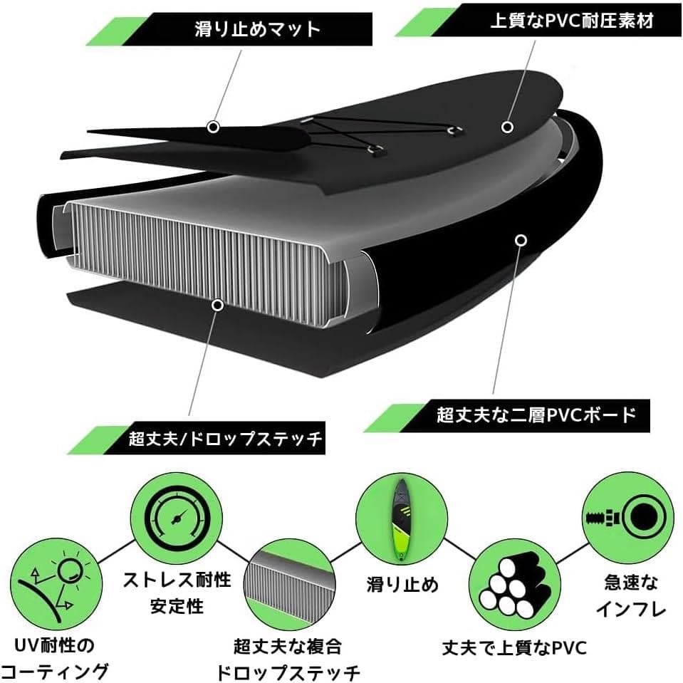 SUPボード サップボード スタンドアップパドルボード 長320cm 幅76cm