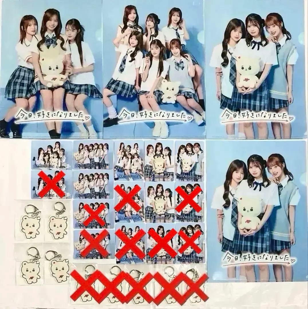 今日好きになりました　あくきー ちゅきべあ　クリアファイル　イベント限定 トレカ