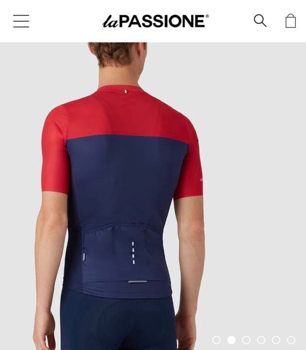 新品未使用　la PASSIONEサイクルジャージ　M's Sサイズ