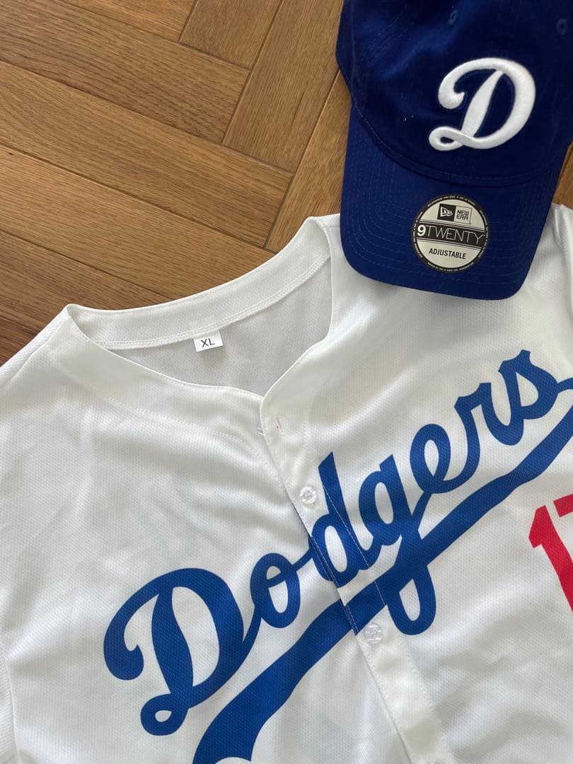 Dodgers Ohtani ユニフォームXL大谷翔　キャップ　ミズノ練習用