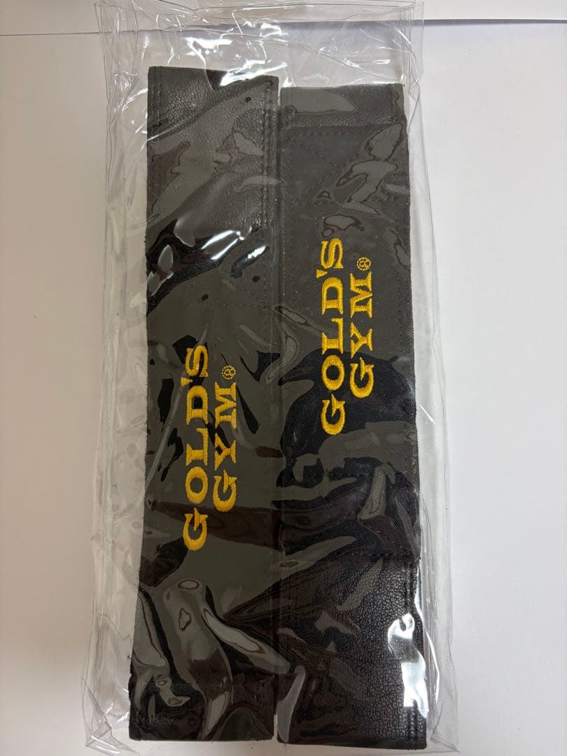 GOLD'S GYM パワーグリップ プロMサイズとレザーリストストラップSET