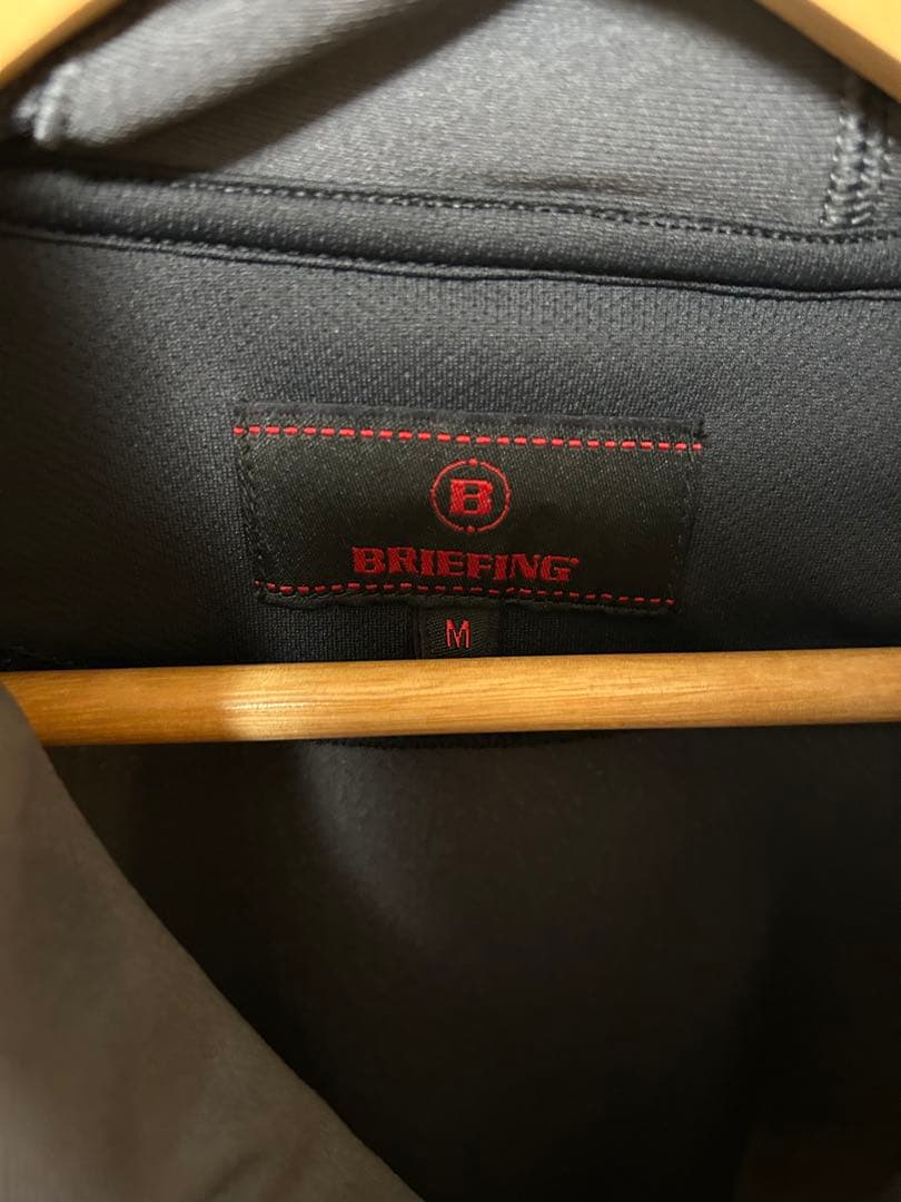 25年秋冬新作 BRIEFING パーカーMチャコール