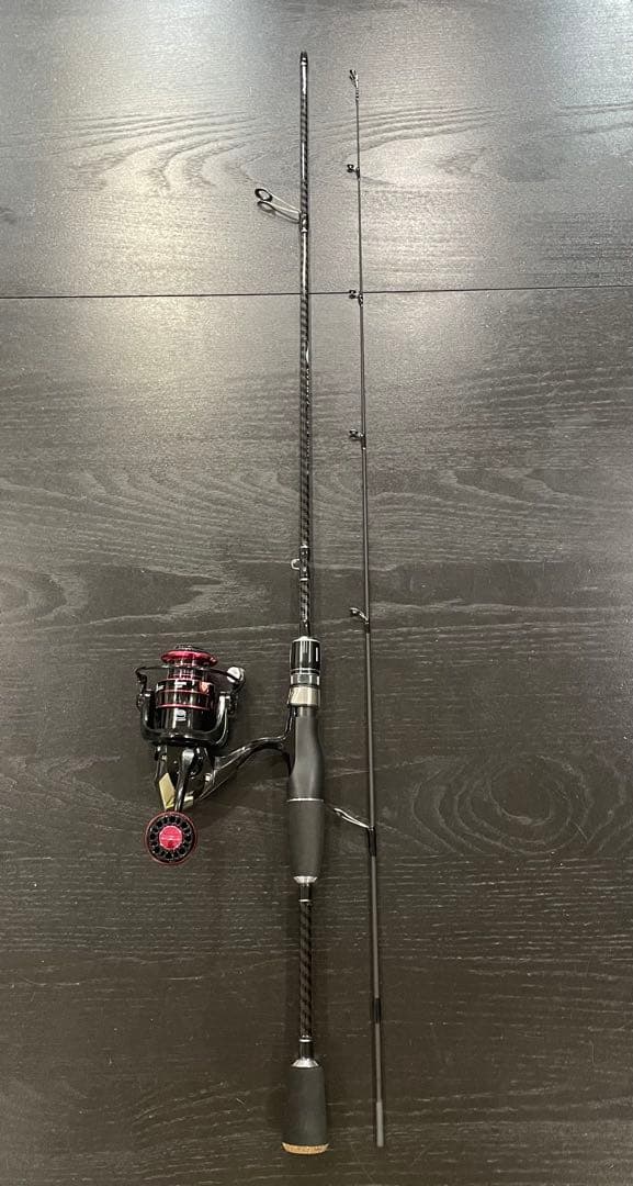 釣りセット2ピーススピニングロッド180cm&1000番リール・ライン100m付