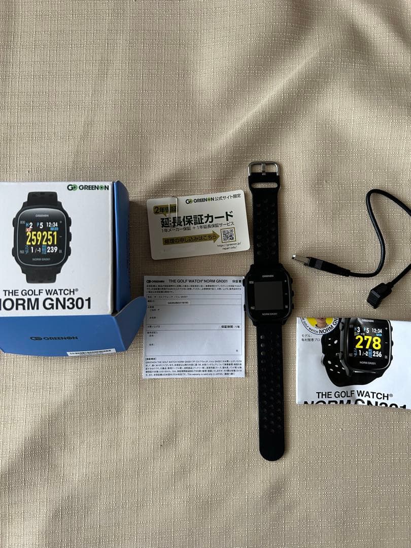 GREENON ゴルフウォッチ NORM GN301腕時計型GPSナビ