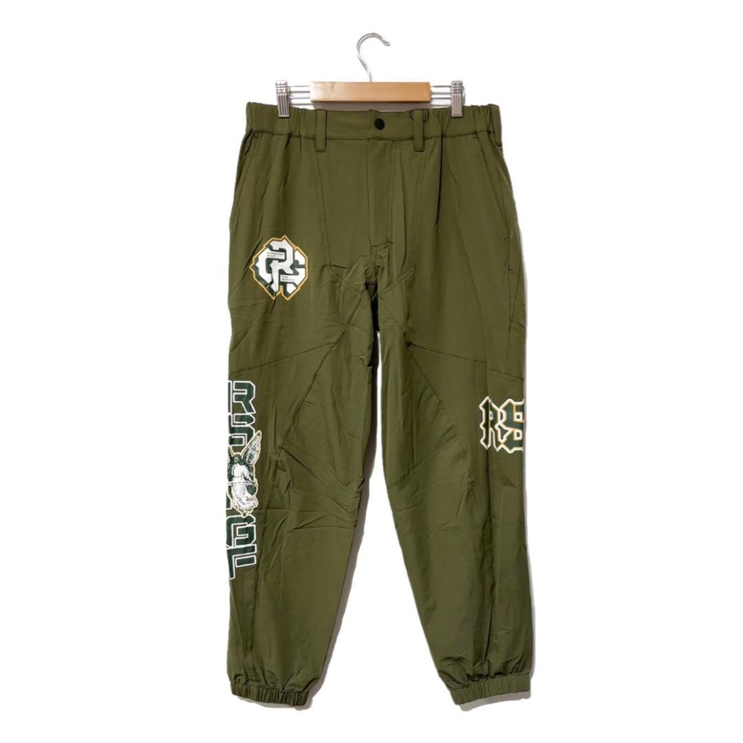 新品 ラッセルノ ゴルフ マルチロゴ ロングパンツ カーキ M 4 ゴルフパンツ