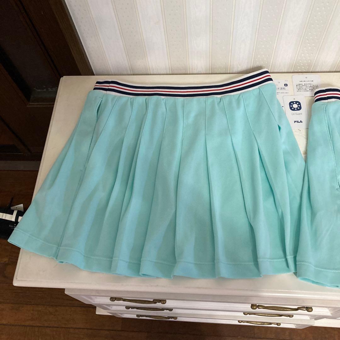 FILA 水色 プリーツスカート　SとMサイズ
