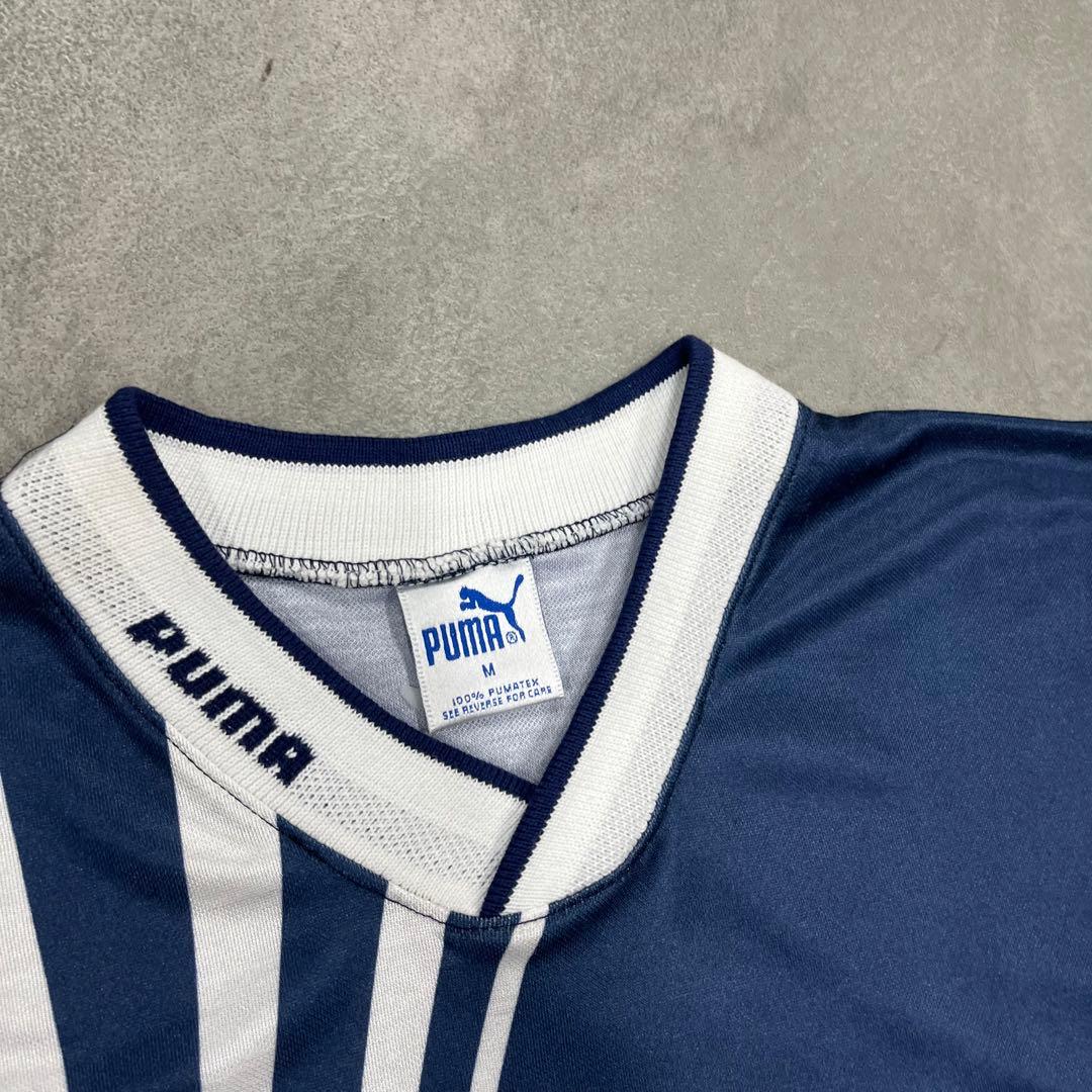 デッドストック 90s USA製 Puma ゲームシャツ サッカーシャツ M