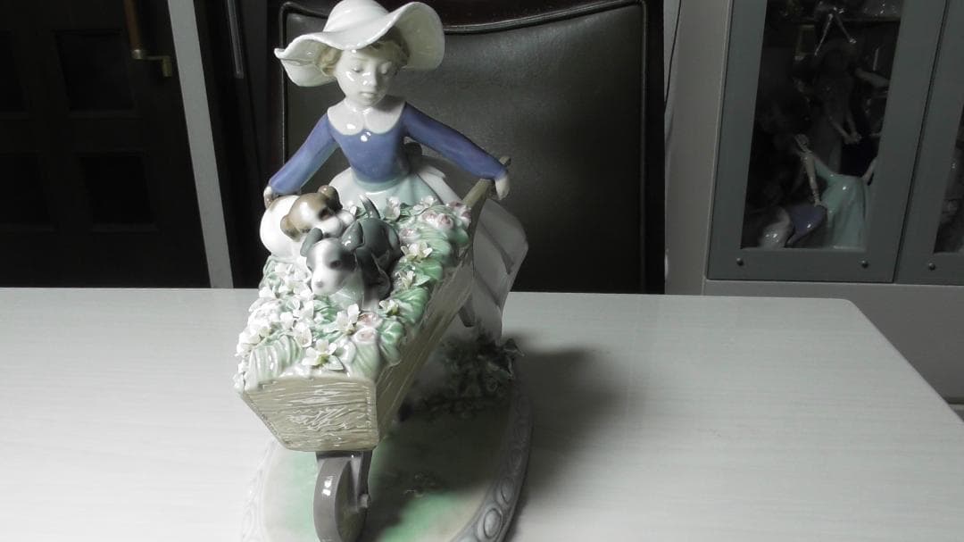 miko　LLADRO　リヤドロ【乗せてあげるよ】３　リアドロ　　Ｌ285