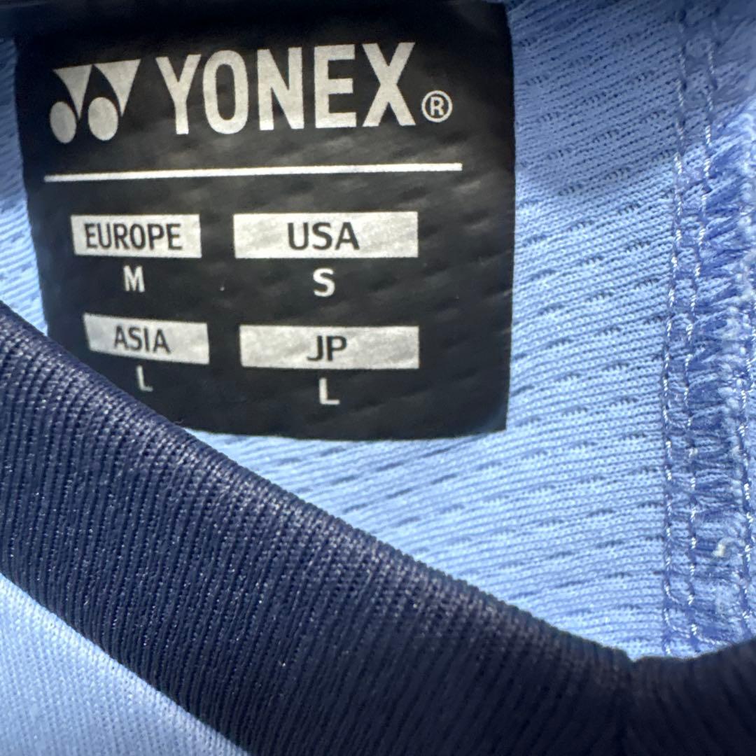 YONEX バドミントン テニス ゲームシャツ ユニL アクセルセン着用モデル