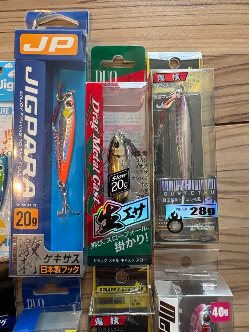 メタルジグセット 15g-40g ジグパラ等