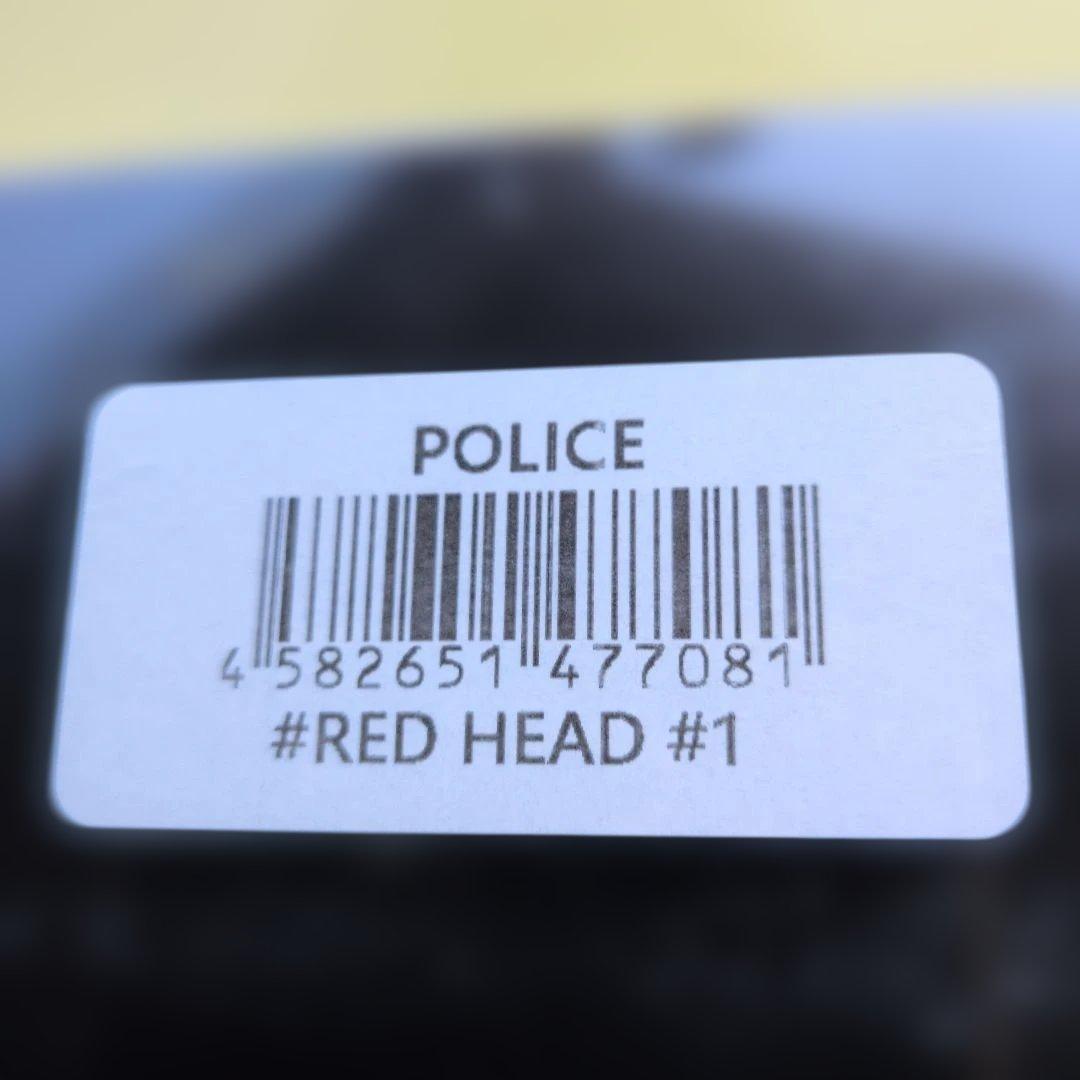 DRT POLICE INVESTIGATION レッドヘッド　未使用品 匿配