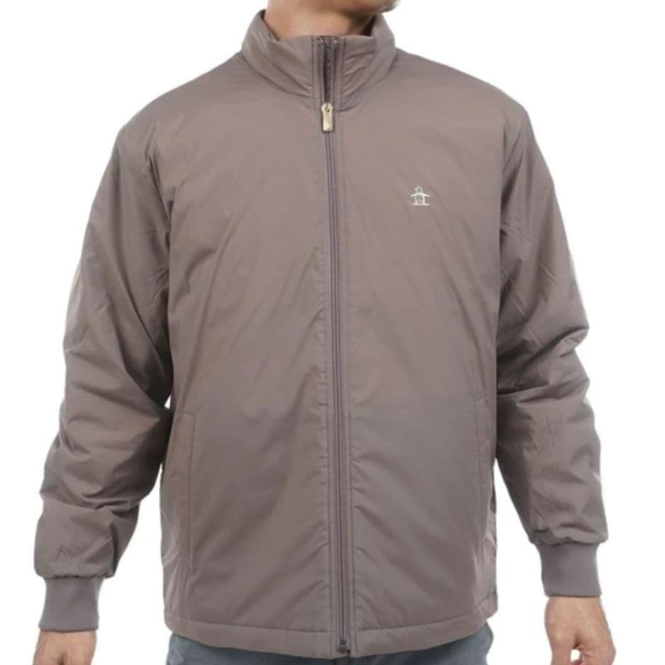 新品マンシングウェアMunsingwearストレッチ裏キルティング前開きブルゾン