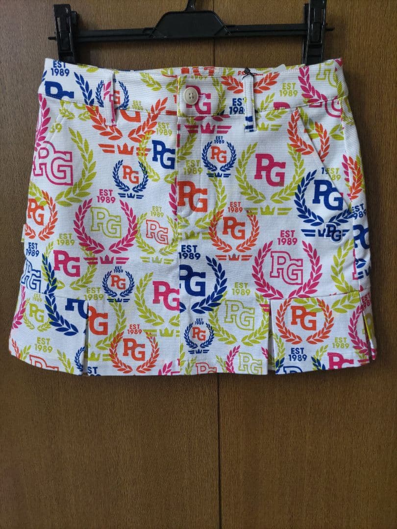 新品★パーリーゲイツ ペプラムプリーツスカート