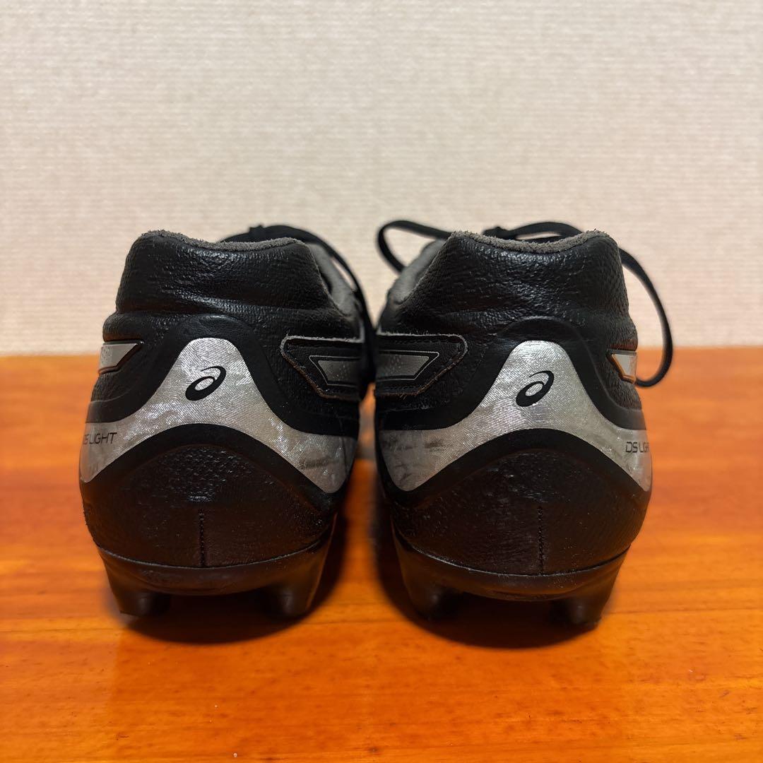 ASICS DS LIGHT 25cm サッカー スパイク　黒