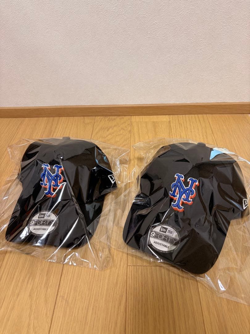 新品未使用　New Era Mets 9FORTY キャップ 黒