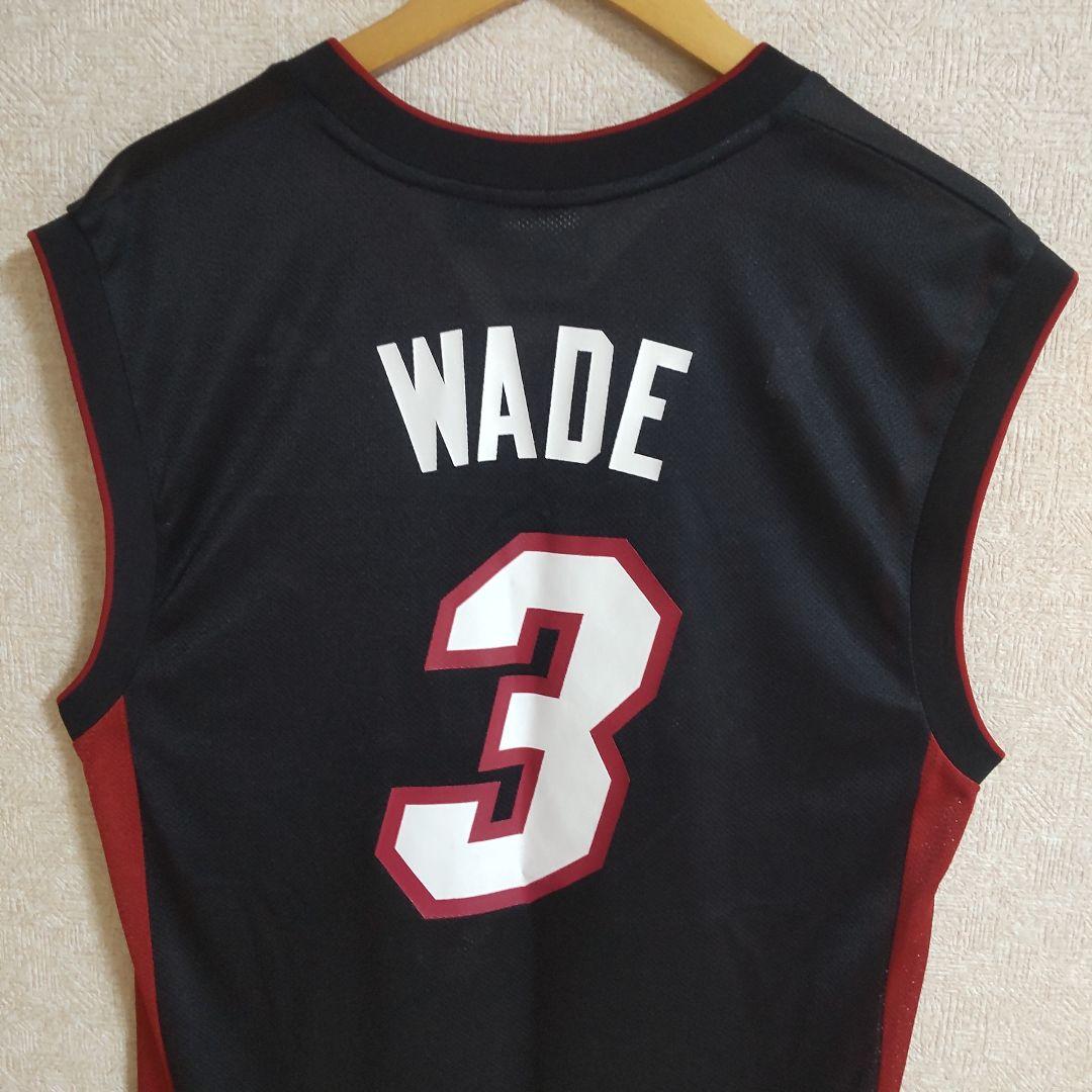 アディダス NBA マイアミヒート ゲームシャツ 3番 ドウェイン ウェイド M