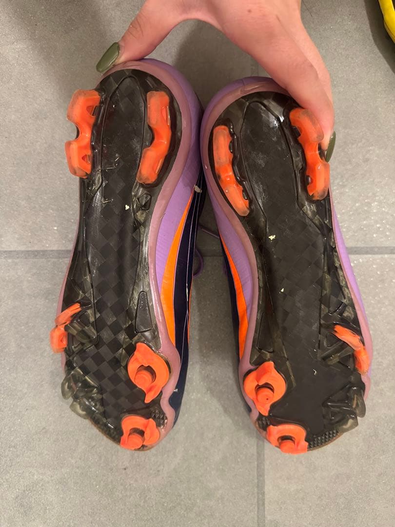Nike Mercurial サッカーシューズ 紫/オレンジ