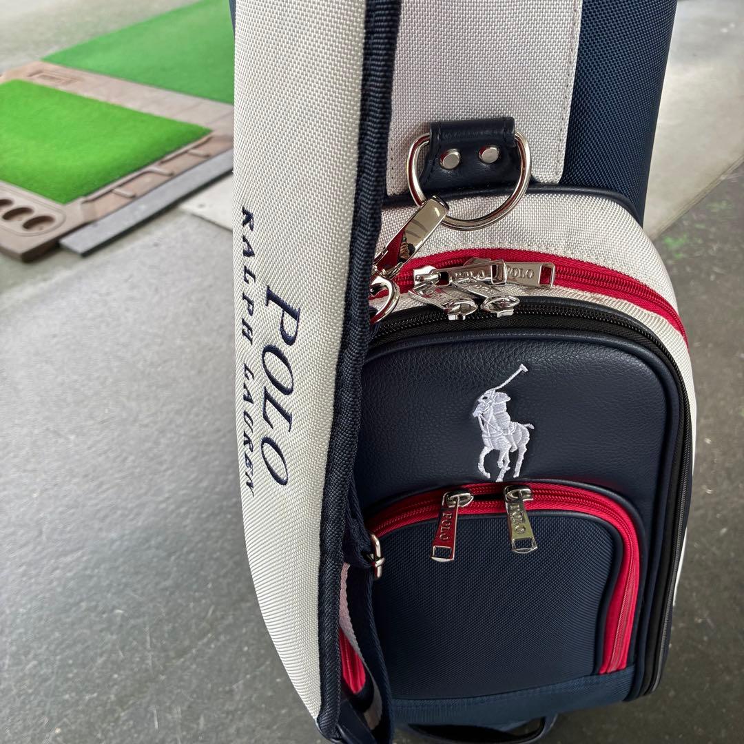 ゴ*姉様 Polo Ralph Lauren キャディバッグ ネイビー