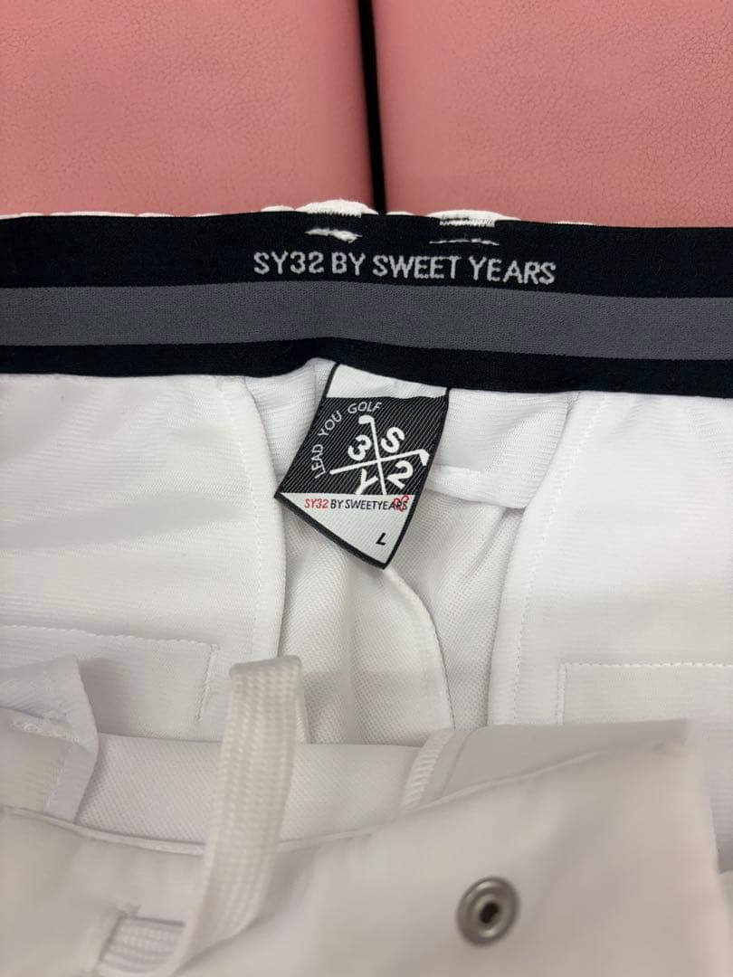SY32 by SWEET YEARS GOLF パンツ　白　L