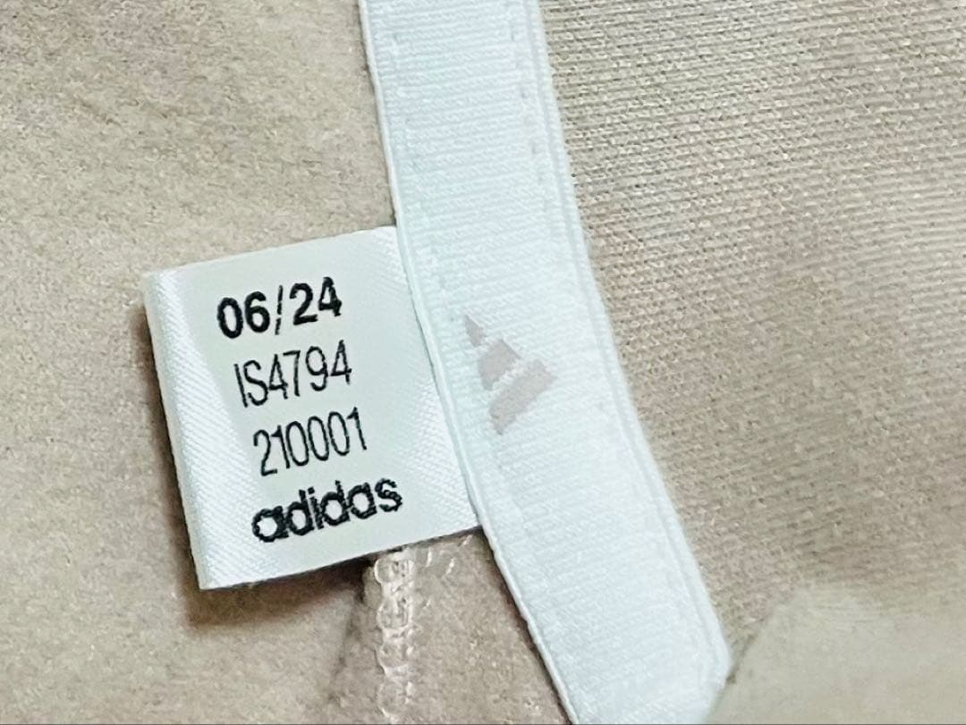 adidas ベージュ ジップアップジャケットレディースゴルフLサイズ