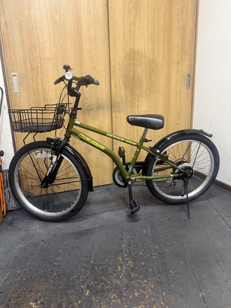 中古車　Jrマウンテン　DRIDE　22インチ　6段変速　LEDライト　美品