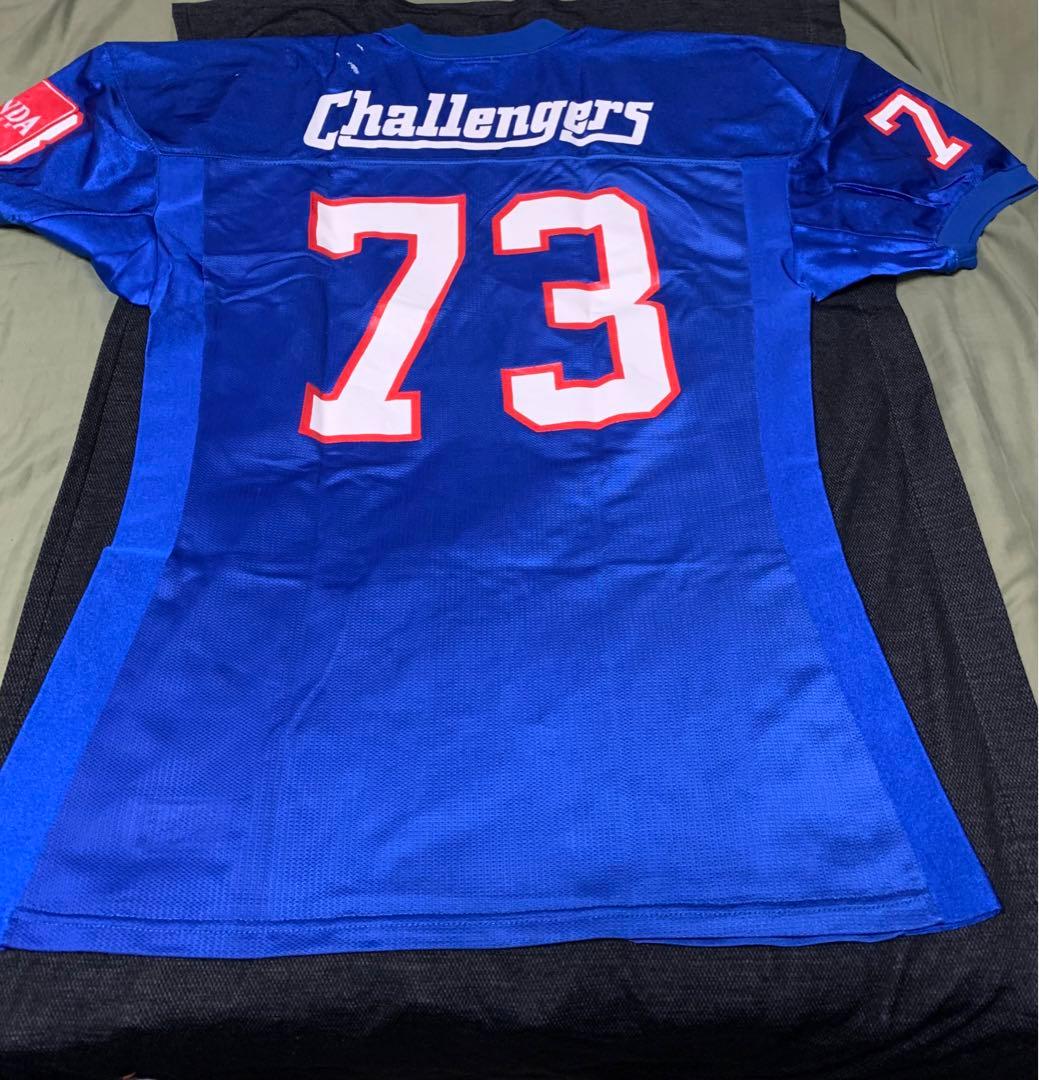 アメリカンフットボール　試合用ユニフォーム　アサヒ飲料チャレンジャーズ