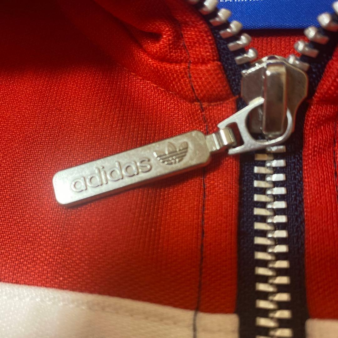 adidas ジャージジャケット ネイビー/レッド