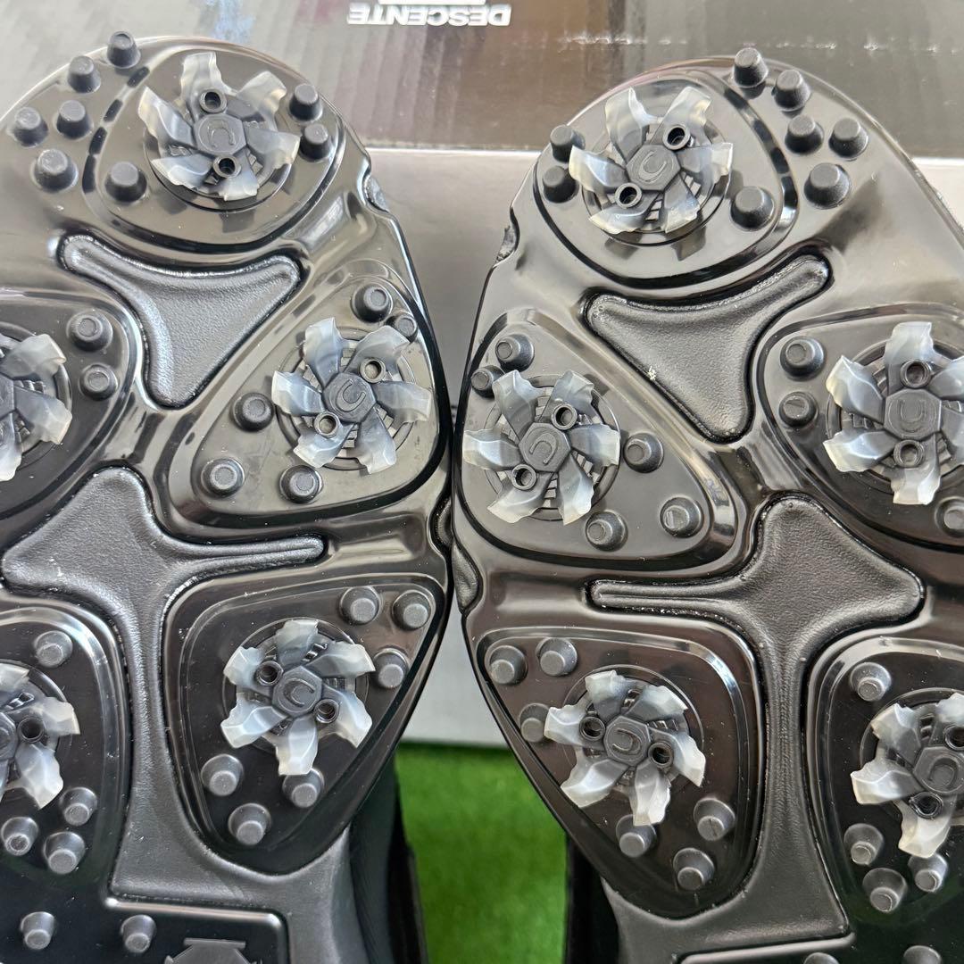 新品デサントゴルフ 27cm コウノエベルト搭載 ゴルフシューズ 黒