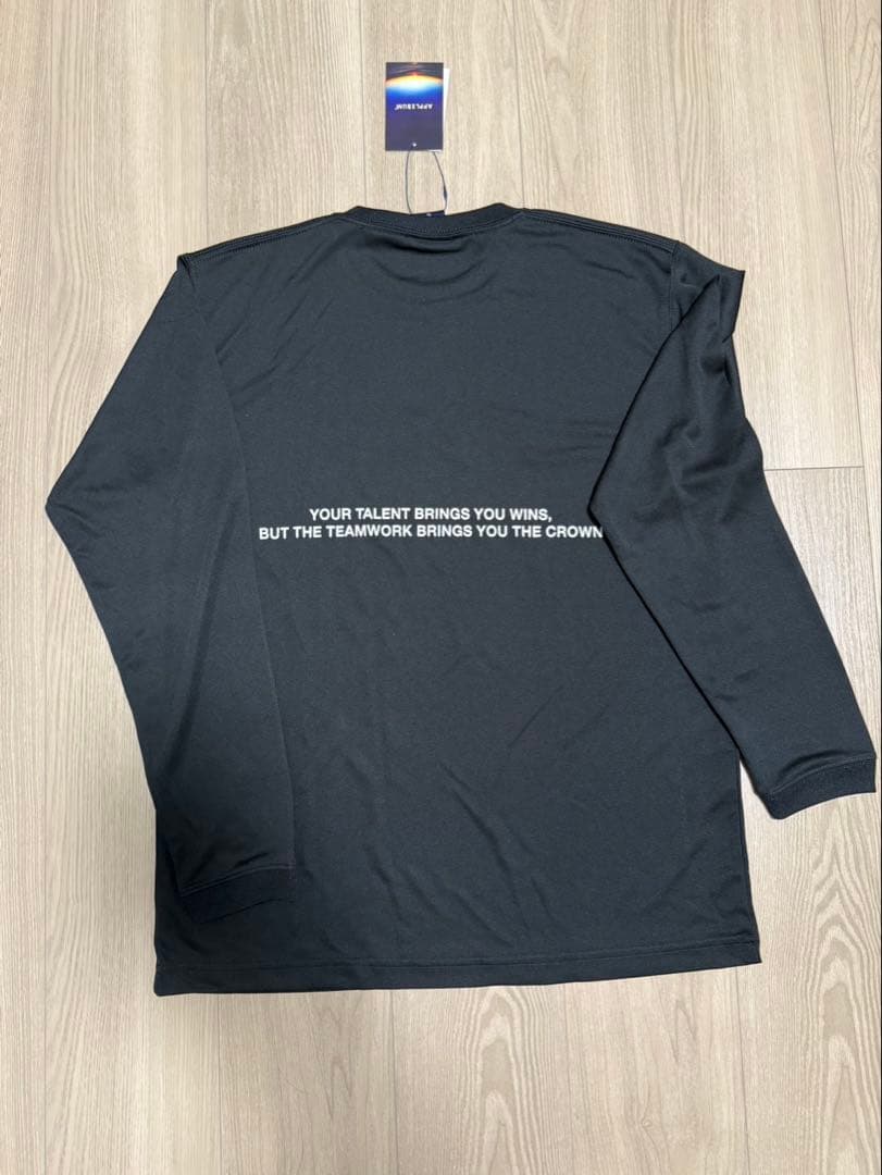 APPLEBUM ブラック mesh長袖 Tシャツ