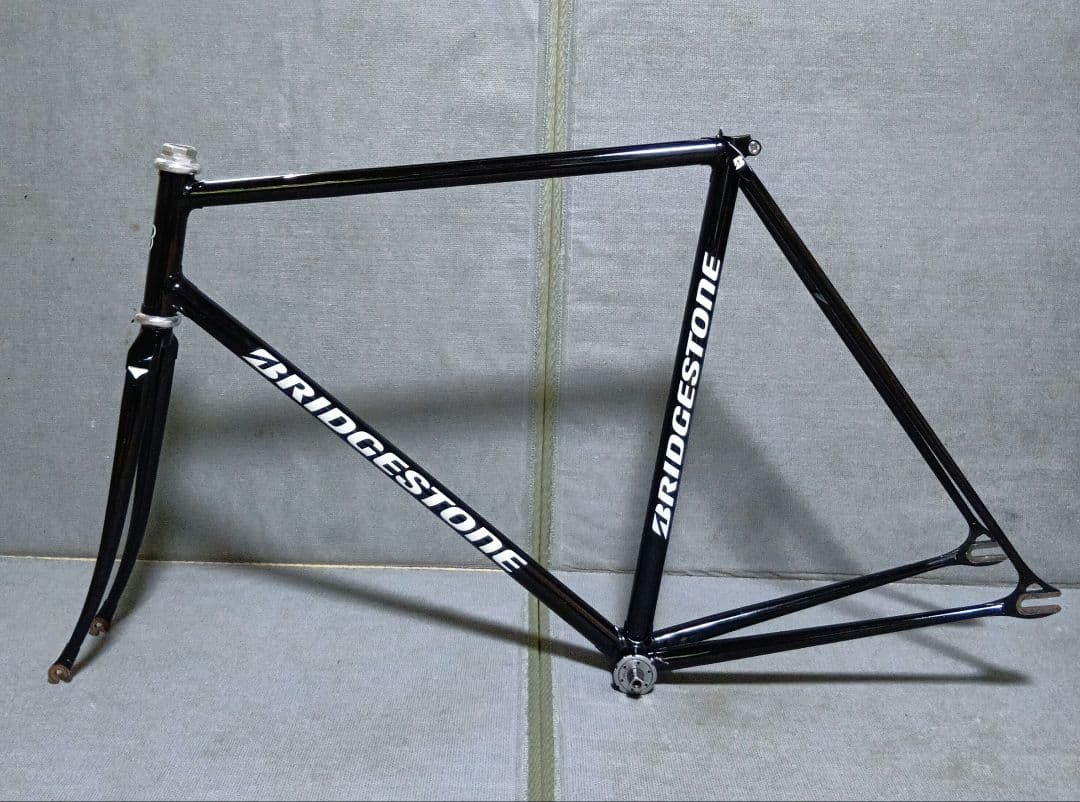 BRIDGESTONE　ピストフレーム　njs クロモリ　競輪　エアロ