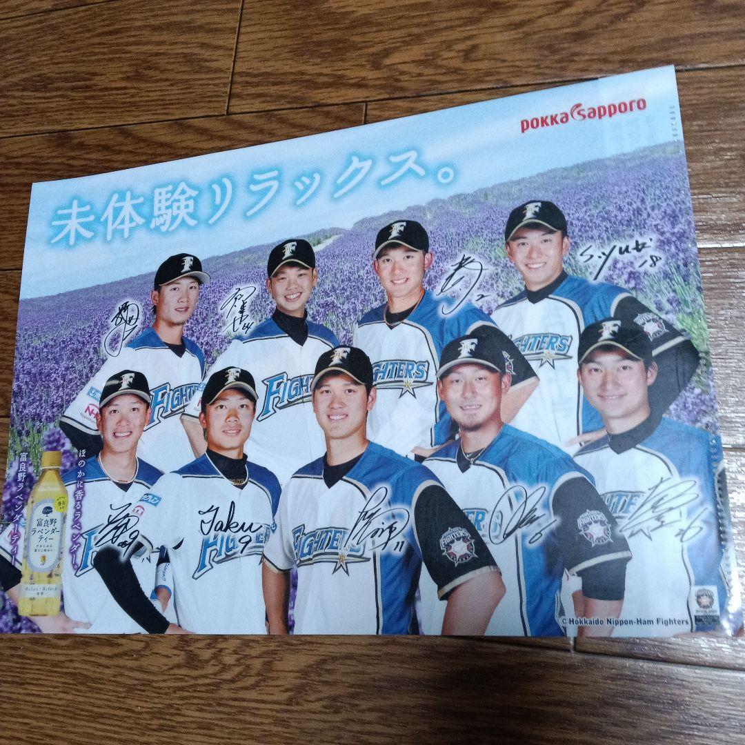 非売品　希少大谷翔平二刀流北海道日本ハムファイターズ クリアファイル日ハム野球