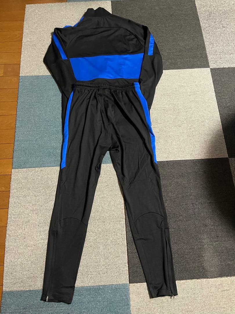 【美品】NIKEJordan PSG ジャージセット ブラック/ブルー　Sサイズ
