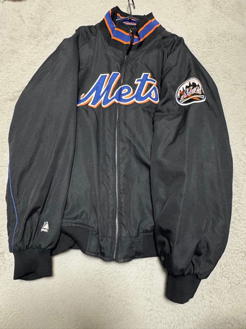 Majestic製 New York Mets ナイロンジャケット XXL