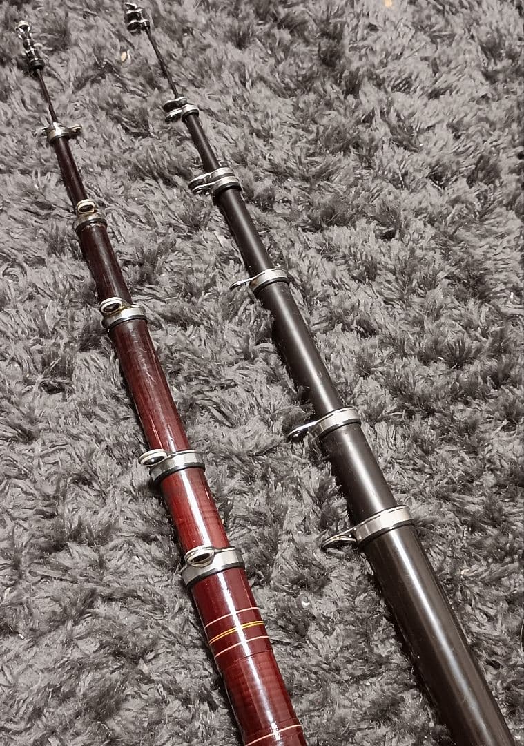 がまかつがま磯レッド3号5m&オリムピック純世紀ひらそ540まとめて2本