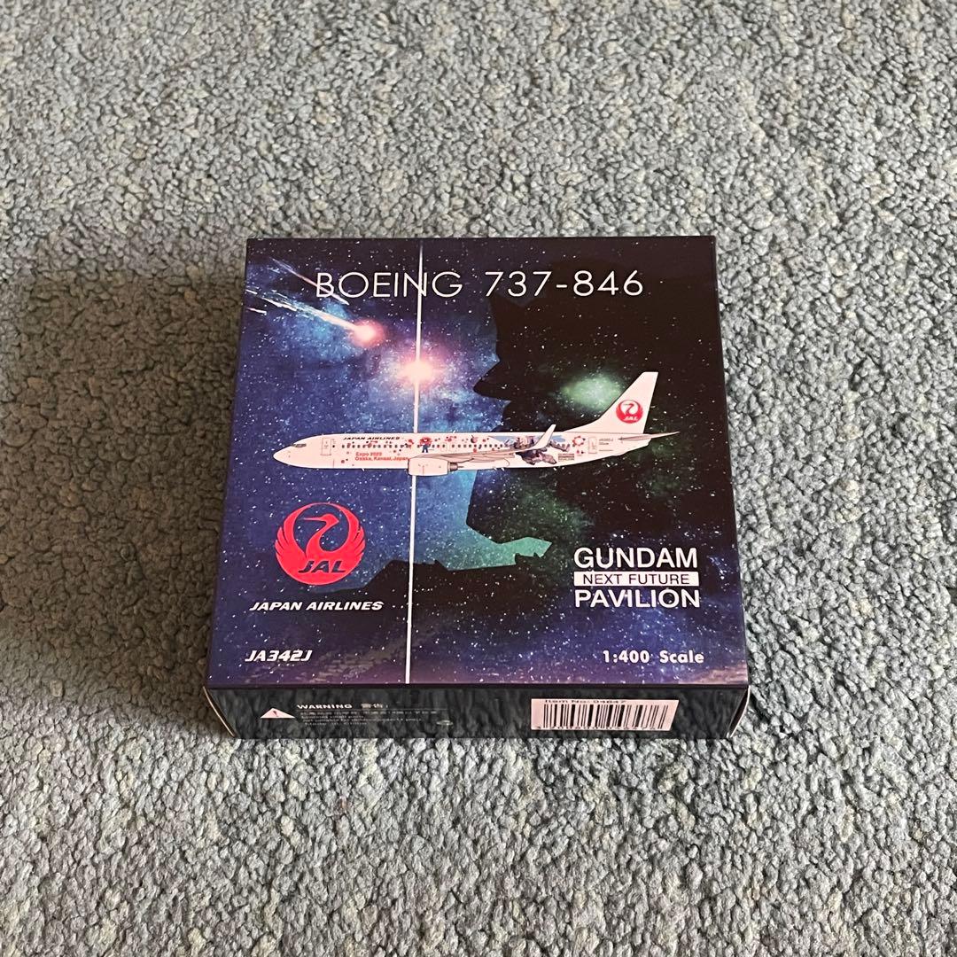 JAL 737-800 ガンダム EXPO JA342J ph 1:400