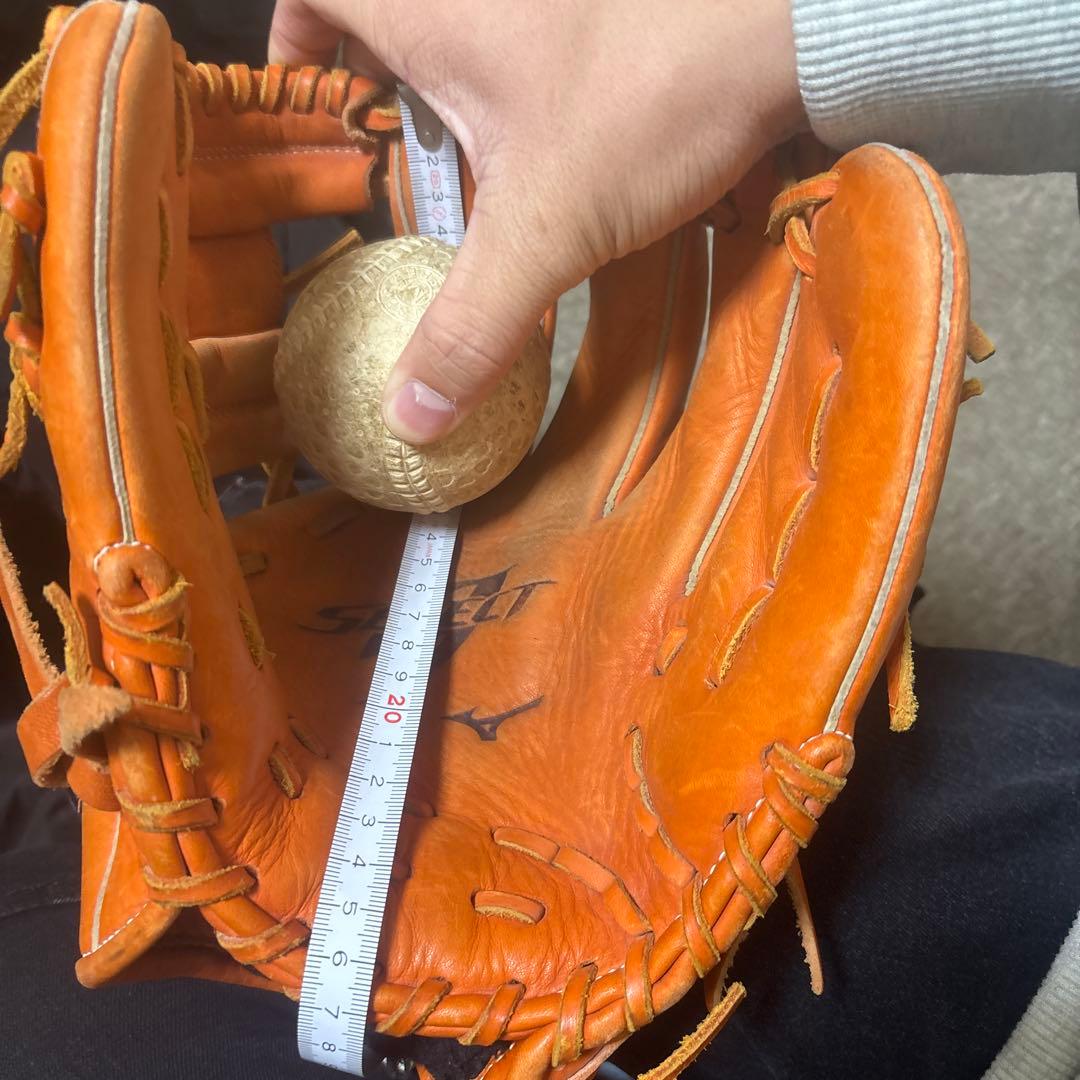 Mizuno セレクトナイン軟式グローブ オレンジ坂本モデル