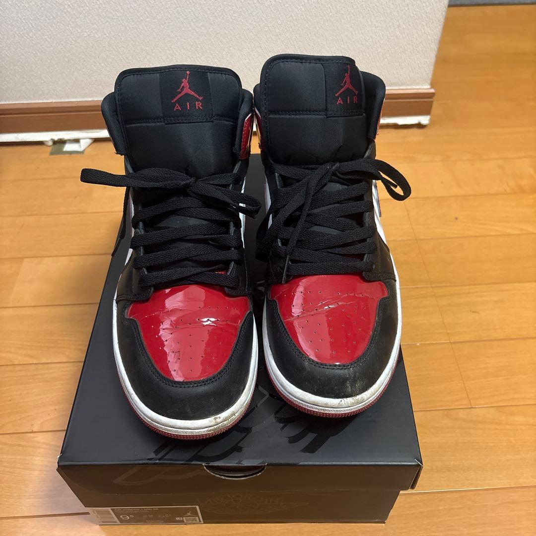 AIR JORDAN1 MID SE 赤箱あり27.5