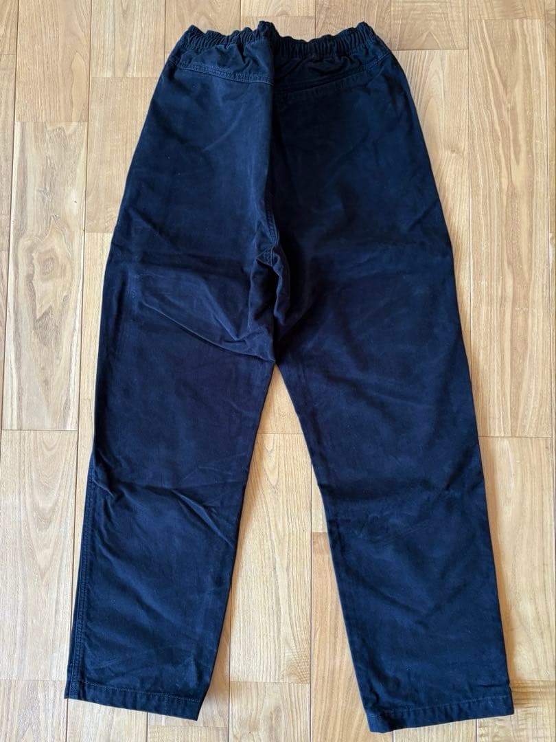 【美品】Stussy 黒 コットンパンツ　Ｓサイズ