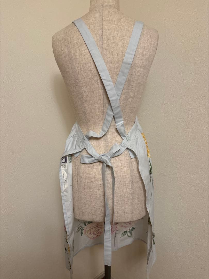 VALENTINO GARAVANI 花柄エプロン 綿100 未使用品