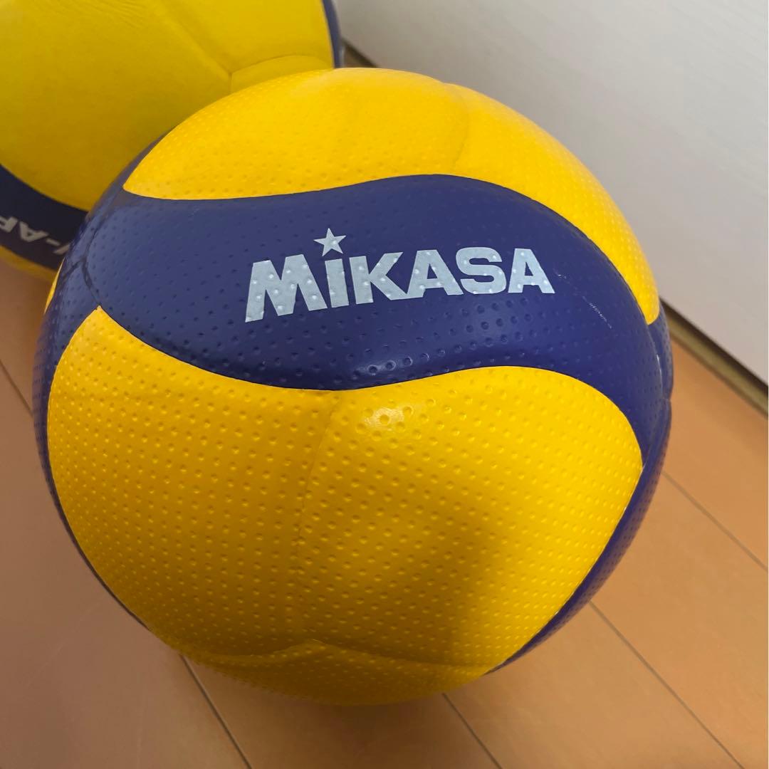 中古 ミカサ バレーボール 5号球 V335W-AP V300W 2球セット