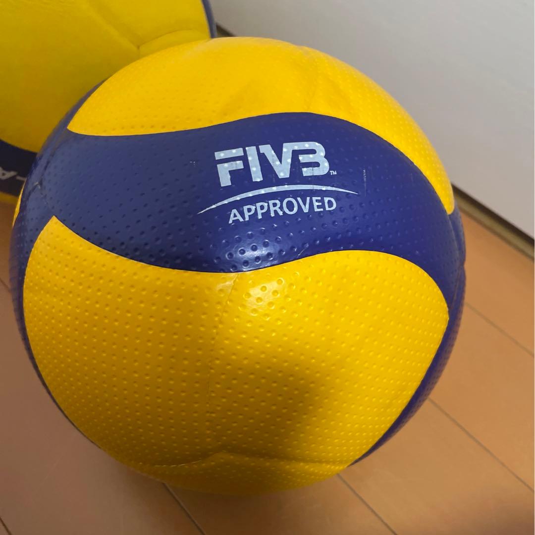 中古 ミカサ バレーボール 5号球 V335W-AP V300W 2球セット