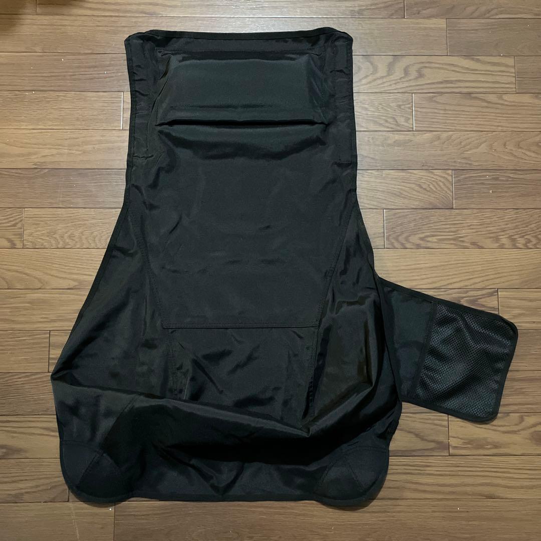 YMBSTORE 折りたたみ式アウトドアチェア ハイバック ブラック 2個セット